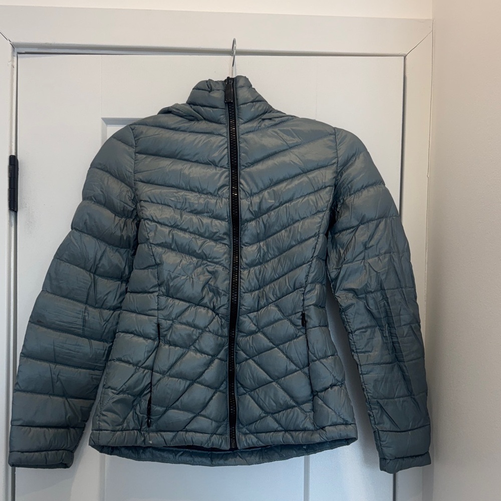 Calvin Klein Women's Puffer Jacket in Gray